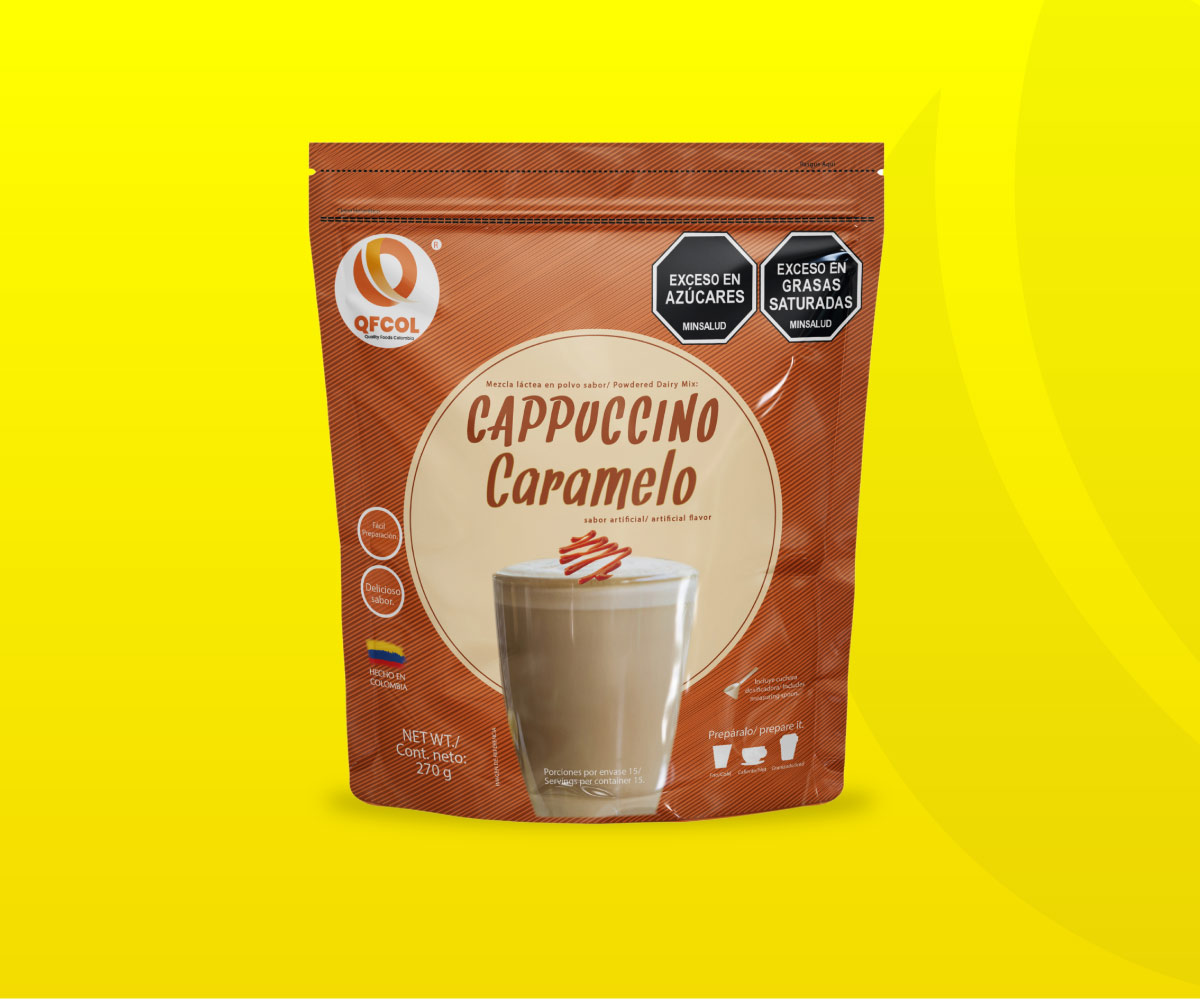 Capuccino sabor caramelo 270g