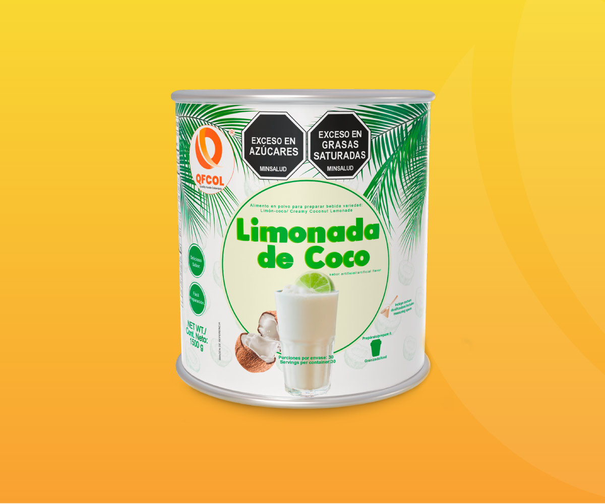 Limonada de coco en polvo