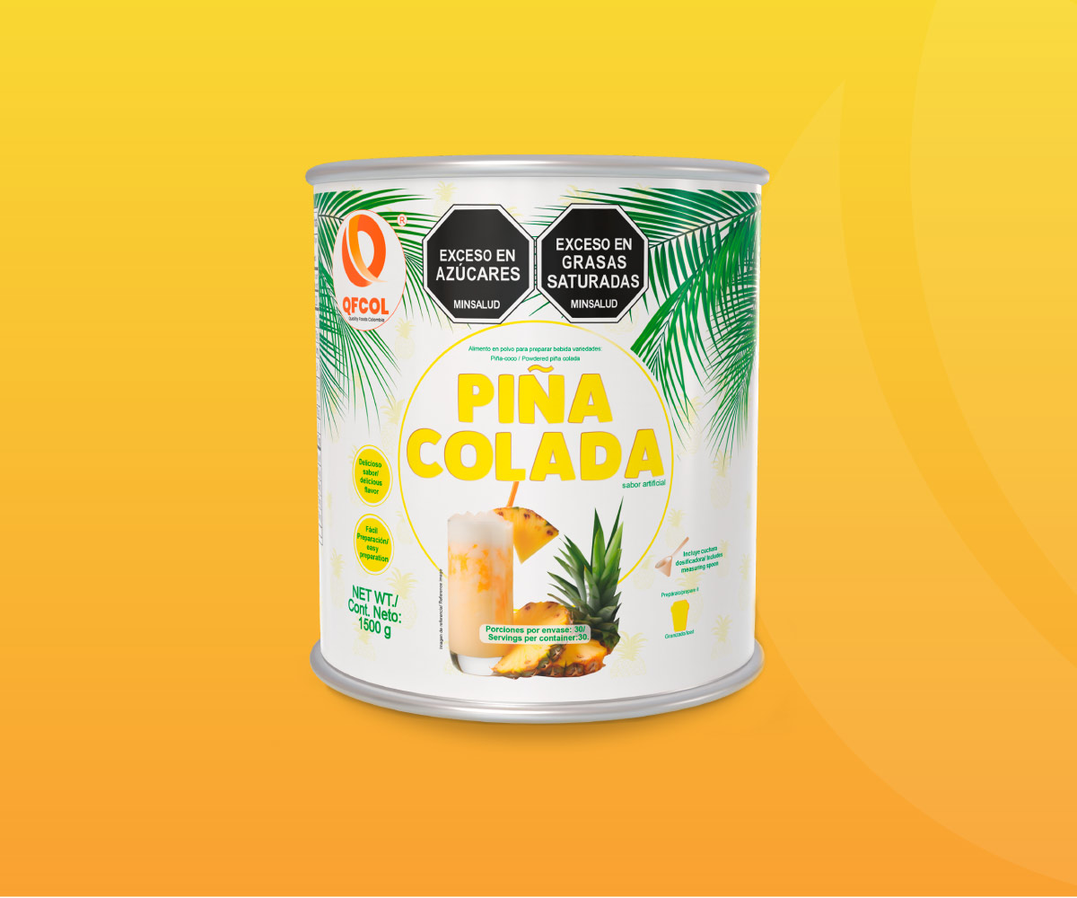 Piña colada en polvo